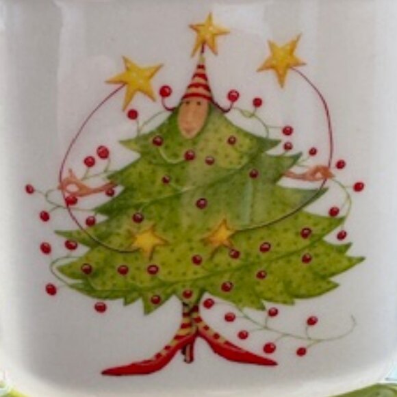 Holiday Cream & Sugar Set from France - New Never Used - HTF - Picture 6 of 12